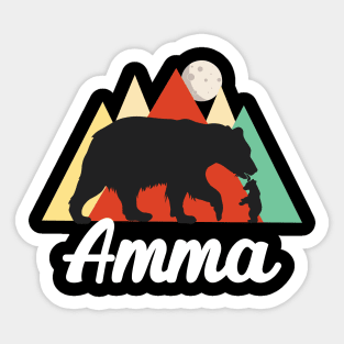 Tamil Mom Mother's Day Amma Momma Bear Sticker